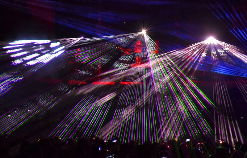 Jean Michel Jarre at Baalbeck Festival